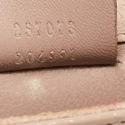 Gucci Beige Microguccissima Patent Leather Broadway Clutch