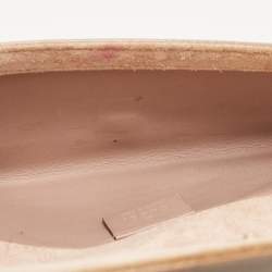 Gucci Beige Microguccissima Patent Leather Broadway Clutch