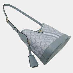 Gucci Blue GG Supreme Canvas Ophidia GG Supreme Shoulder Bag