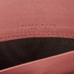 مملوكة مسبقًا حقيبة كتف غوتشي ميني بلومز ديونسوس سويدي وكانفاس جي جي سوبريم بيج/ عنابي