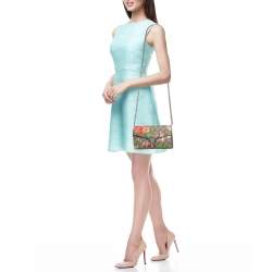 مملوكة مسبقًا حقيبة كتف غوتشي ميني بلومز ديونسوس سويدي وكانفاس جي جي سوبريم بيج/ عنابي