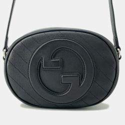 Gucci Black Leather Blondie Shoulder Bag