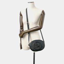 Gucci Black Leather Blondie Shoulder Bag