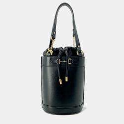 Gucci Black Leather Horsebit 1955 Bucket Bag