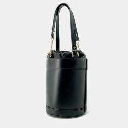 Gucci Black Leather Horsebit 1955 Bucket Bag