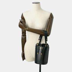 Gucci Black Leather Horsebit 1955 Bucket Bag