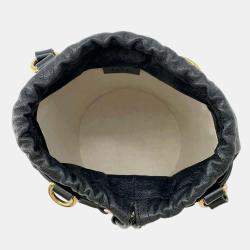 Gucci Black Leather Horsebit 1955 Bucket Bag
