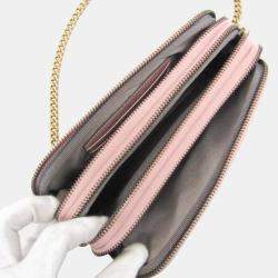 Gucci Light Pink GG Marmont Leather Shoulder Bag