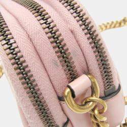 Gucci Light Pink GG Marmont Leather Shoulder Bag