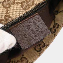 Gucci Brown Canvas GG Shoulder Bag