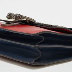 Gucci Tricolor Leather Medium Bee Embellished Dionysus Shoulder Bag