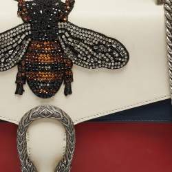 Gucci Tricolor Leather Medium Bee Embellished Dionysus Shoulder Bag