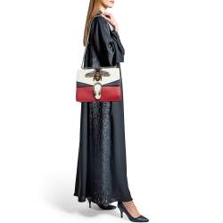 Gucci Tricolor Leather Medium Bee Embellished Dionysus Shoulder Bag