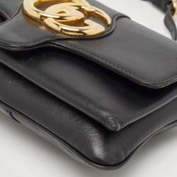 Gucci Black Leather Small Arli Crossbody Bag