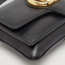 Gucci Black Leather Small Arli Crossbody Bag