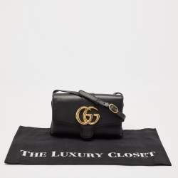 Gucci Black Leather Small Arli Crossbody Bag
