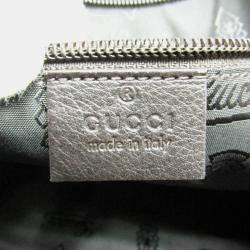 Gucci Dark Brown Leather Guccissima Handbag