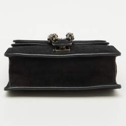 مملوكة مسبقًا حقيبة كتف غوتشي ميني ديونسوس سويدي وكانفاس جي جي سوبريم بلومز متعددة الألوان