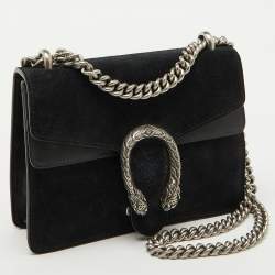 مملوكة مسبقًا حقيبة كتف غوتشي ميني ديونسوس سويدي وكانفاس جي جي سوبريم بلومز متعددة الألوان