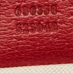 Gucci Multicolor Canvas and Leather Logo Stripe Tote
