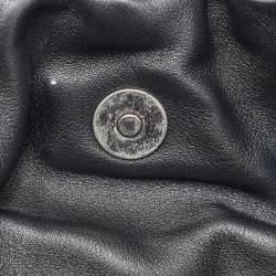 Gucci Burgundy/Black GG Crystal Canvas and Leather Hysteria Hobo