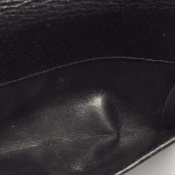 Gucci Black GG Canvas and Leather Abbey Compact Wallet