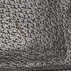 Gucci Black GG Canvas and Leather Abbey Compact Wallet