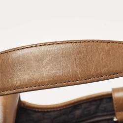 Pre Owned Gucci Brown Suede and Leather Jackie Bardot Hobo