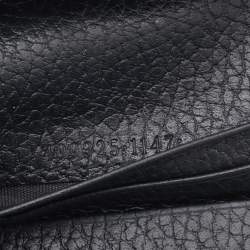 Gucci Black Leather GG Marmont Bosco Card Case