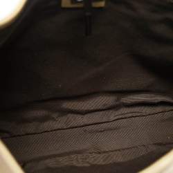 Pre Owned Gucci Beige GG Canvas and Leather Medium Jackie O Hobo