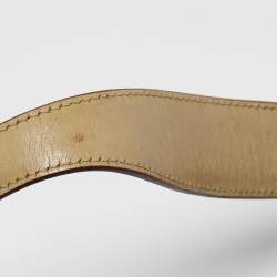 Pre Owned Gucci Beige GG Canvas and Leather Medium Jackie O Hobo