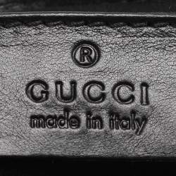 Gucci Black Leather Hysteria Chain Shoulder Bag