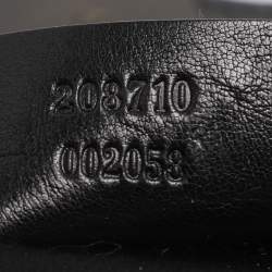Gucci Black Leather Hysteria Chain Shoulder Bag