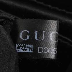Gucci Black Leather Hysteria Chain Shoulder Bag