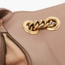 مملوكة مسبقًا حقيبة غوتشي جي جي مارمونت جلد ماتيلاس أوف وايت متوسطة