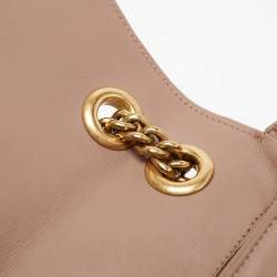 مملوكة مسبقًا حقيبة غوتشي جي جي مارمونت جلد ماتيلاس أوف وايت متوسطة