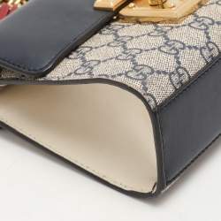 مملوكة مسبقًا حقيبة كتف غوتشي جلد غوتشيسيما  خضراء قفل صغيرة 