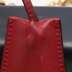 مملوكة مسبقًا حقيبة كتف غوتشي جلد غوتشيسيما  خضراء قفل صغيرة 