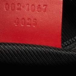 Pre Owned Gucci Red/Blue GG Canvas and Leather Jackie Bardot Bag