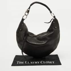 Gucci Black Leather Hobo