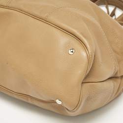 Pre Owned Gucci Brown Soft Leather Sienna Tote