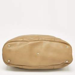 Pre Owned Gucci Brown Soft Leather Sienna Tote