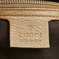 Pre Owned Gucci Brown Soft Leather Sienna Tote