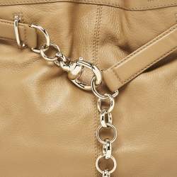 Pre Owned Gucci Brown Soft Leather Sienna Tote