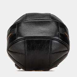 Gucci Black Mini Leather Water Buffalo Tifosa Basketball Bag
