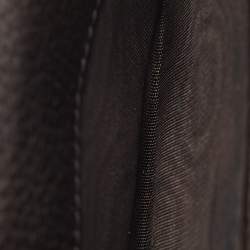 Gucci Dark Brown GG Canvas and Leather Flap French Wallet