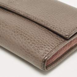 Gucci Beige Leather Swing Continental Wallet