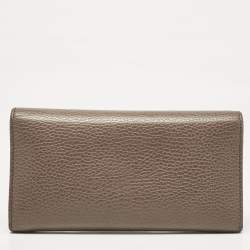 Gucci Beige Leather Swing Continental Wallet