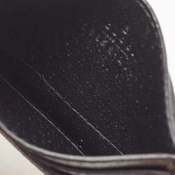 Gucci Black Leather Ophidia Web Card Holder