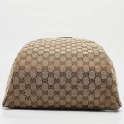 Gucci Beige GG Canvas Backpack